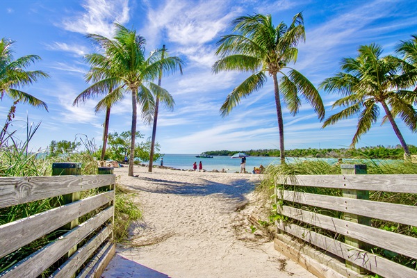 Soak in some sunshine at Sombrero Beach 15 minutes away