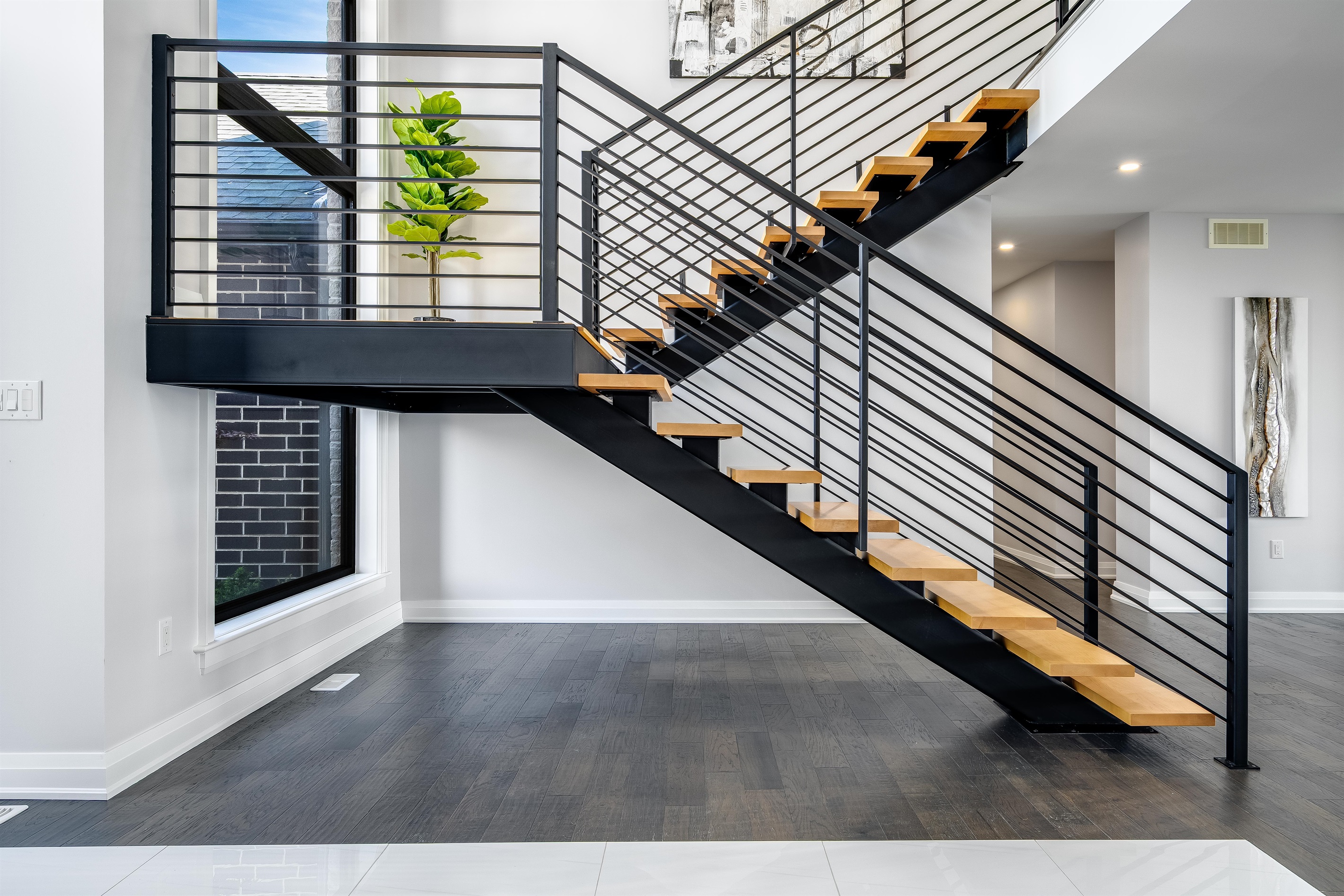 Contemporary design meets warm, livable spaces.