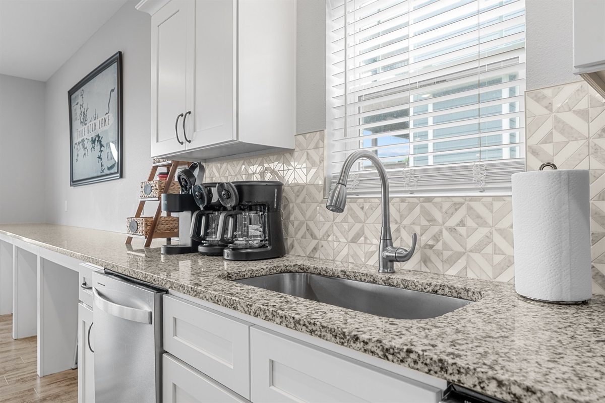 Coffee makers and a Keurig