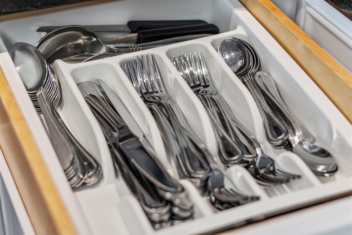 Plenty of silverware!