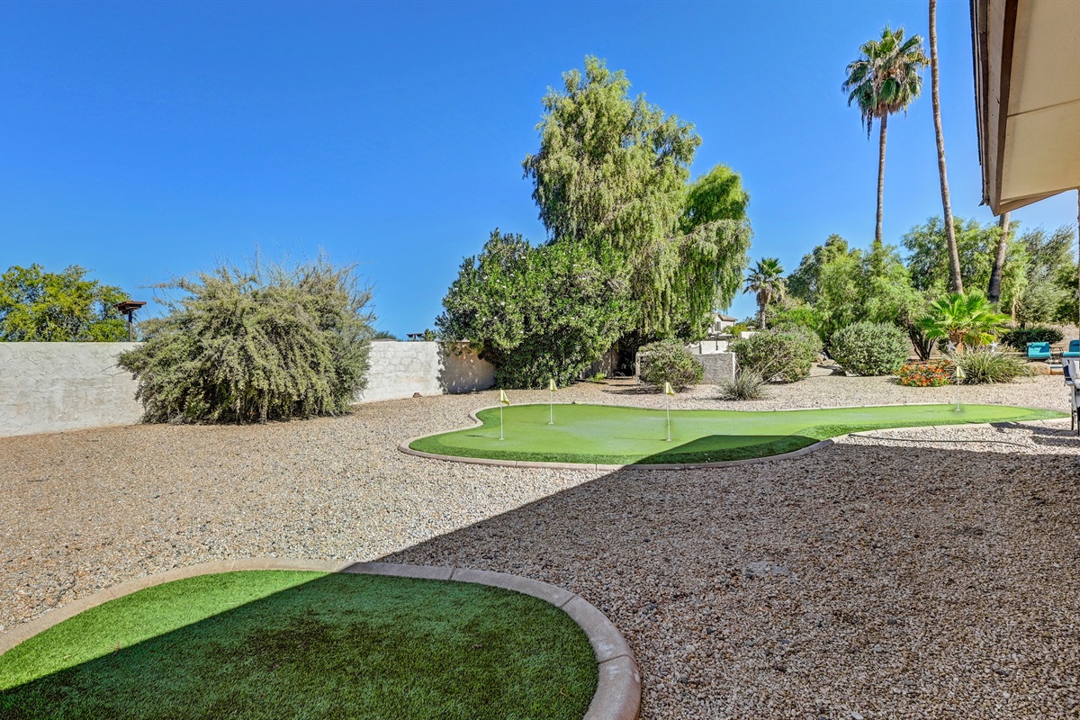 Putt Putt Golf with Chipping Green.  We have clubs and balls