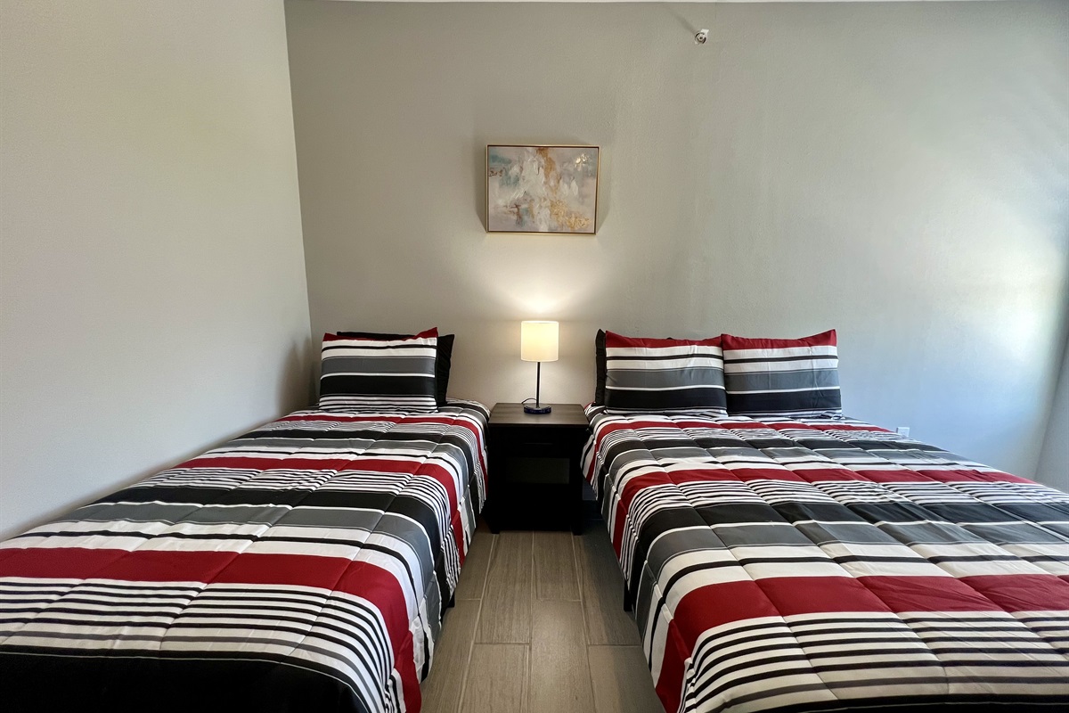 Secondary Bedroom with Twin and Full Bed