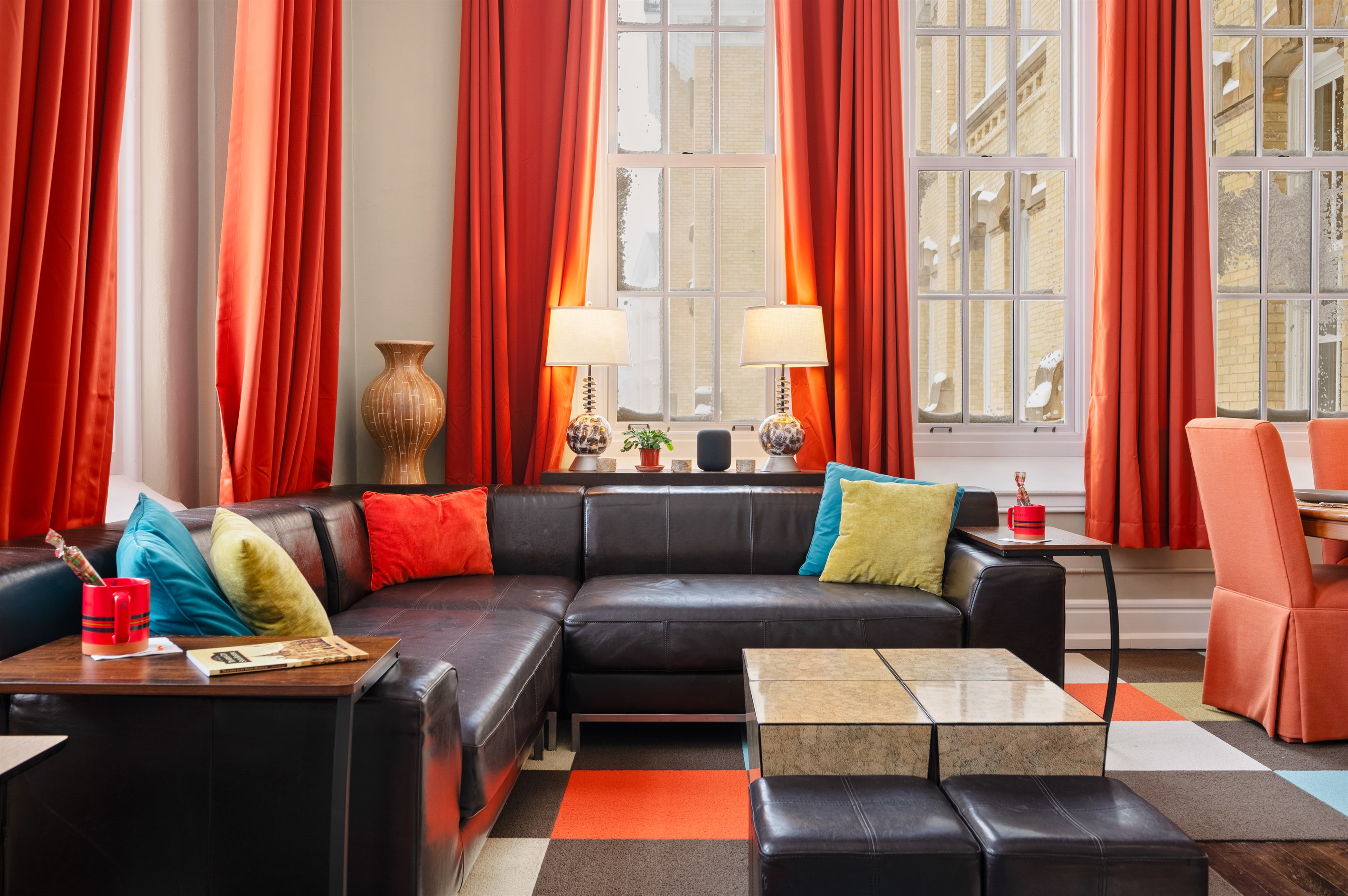 Inviting Living Room with Historic Character