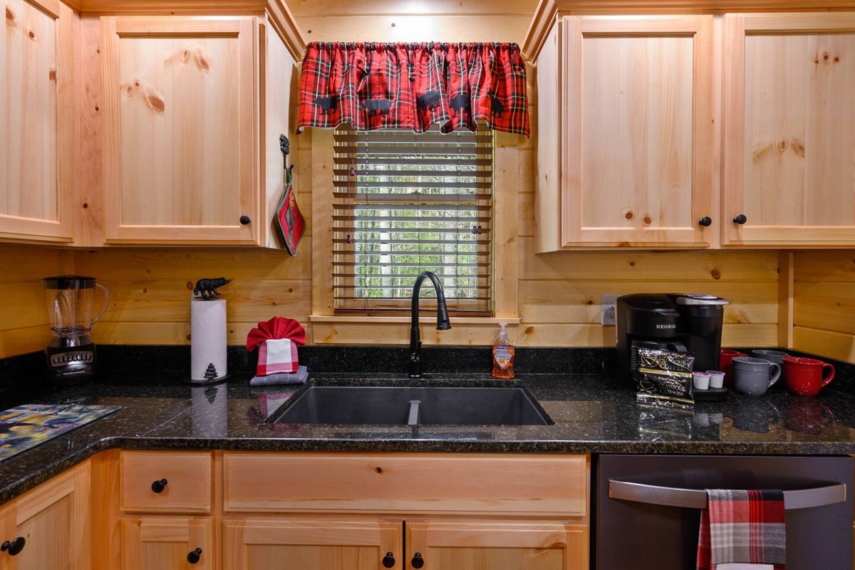 Fully stocked kitchen for your cooking convenience :)
