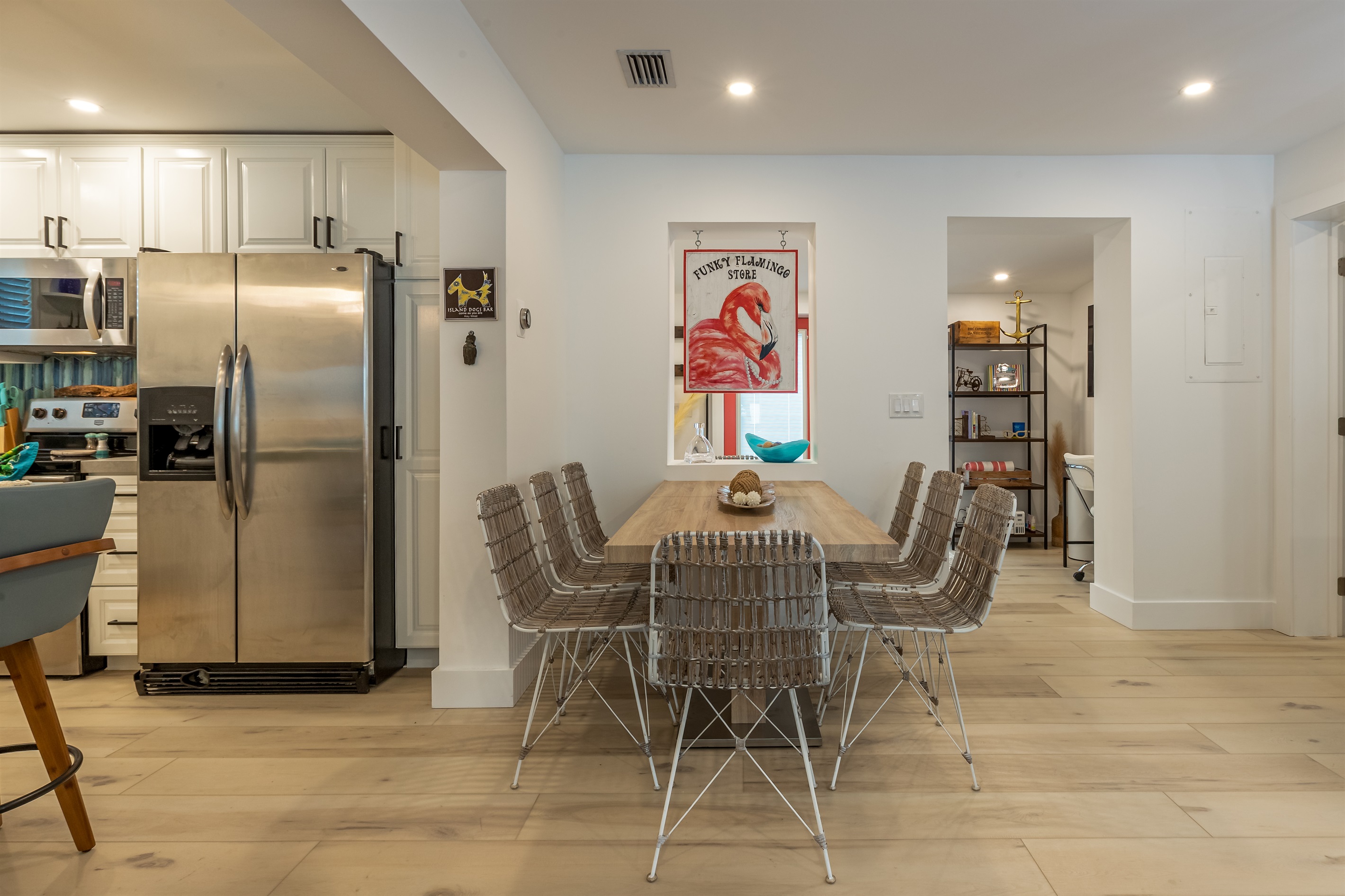 Dining Room: Bright and airy space, perfect for family feasts or evening laughs with friends!
