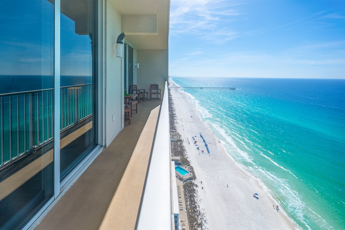 Take it all in from your private balcony