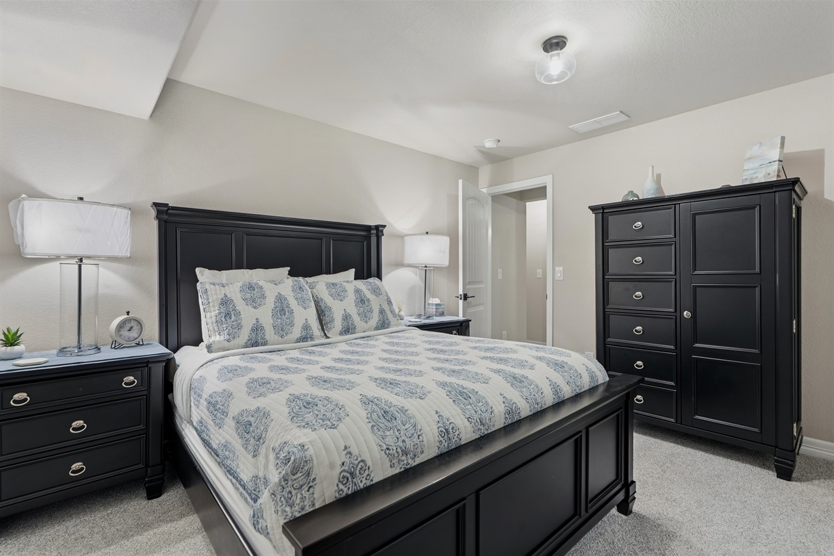 Downstairs Bedroom #4 ~ Queen Bed