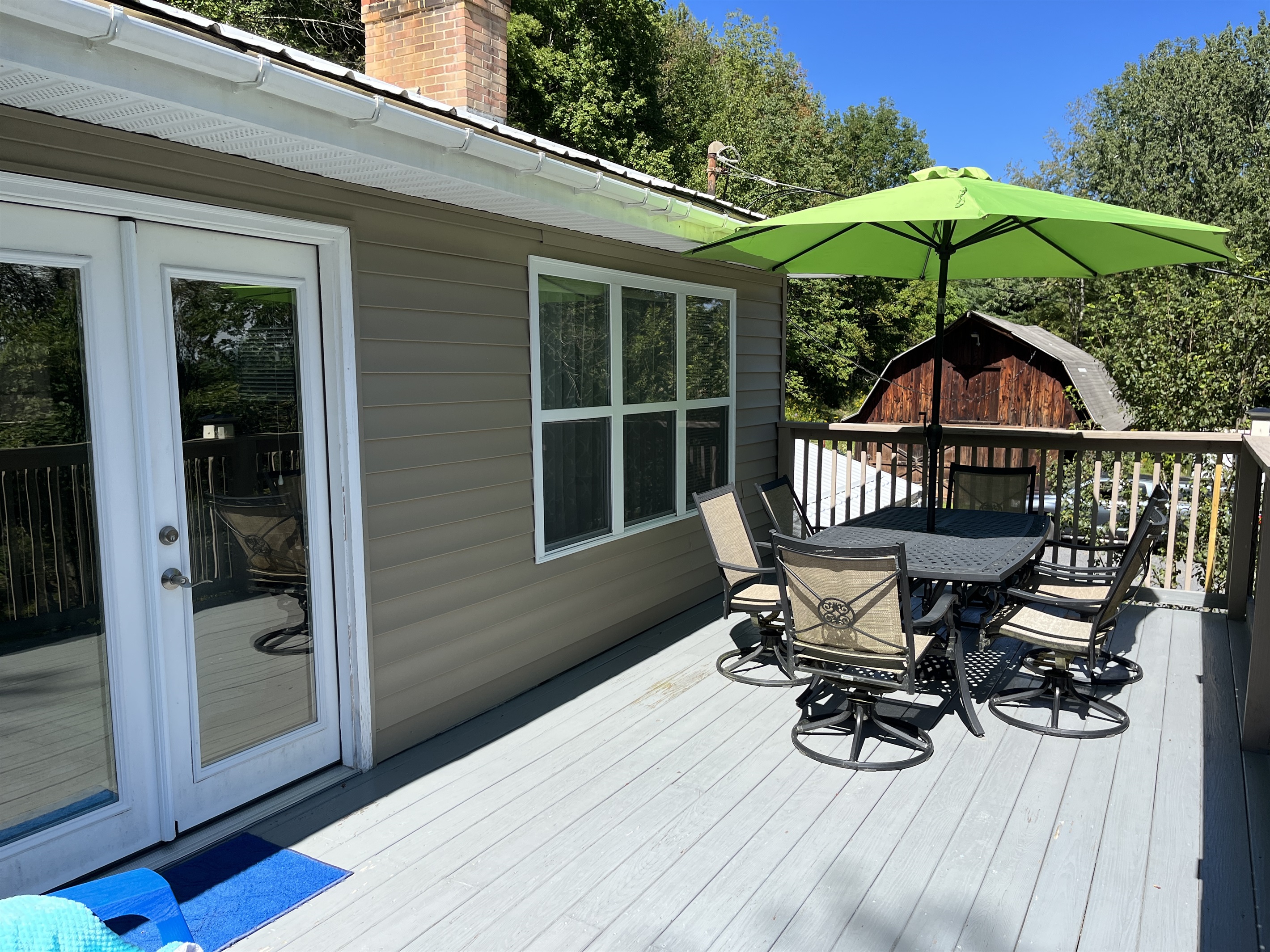 Front porch outside dining