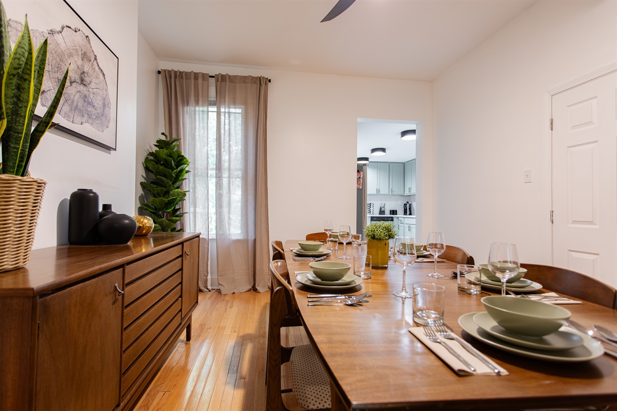 Styling dining area