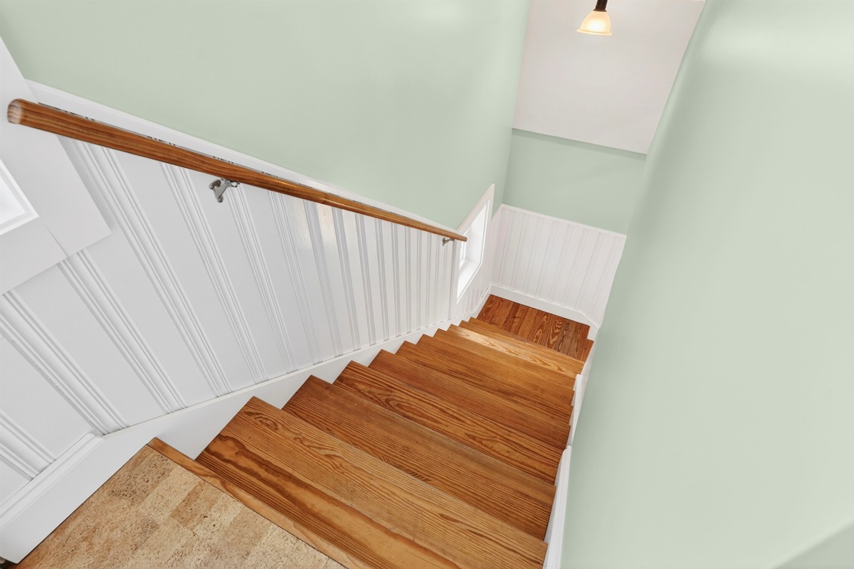This cottage requires stairs to access second floor 