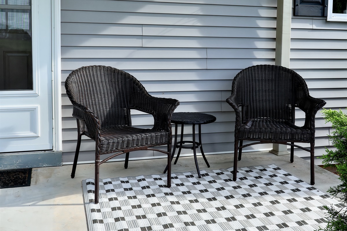 Evenings are great for front porch sitting!