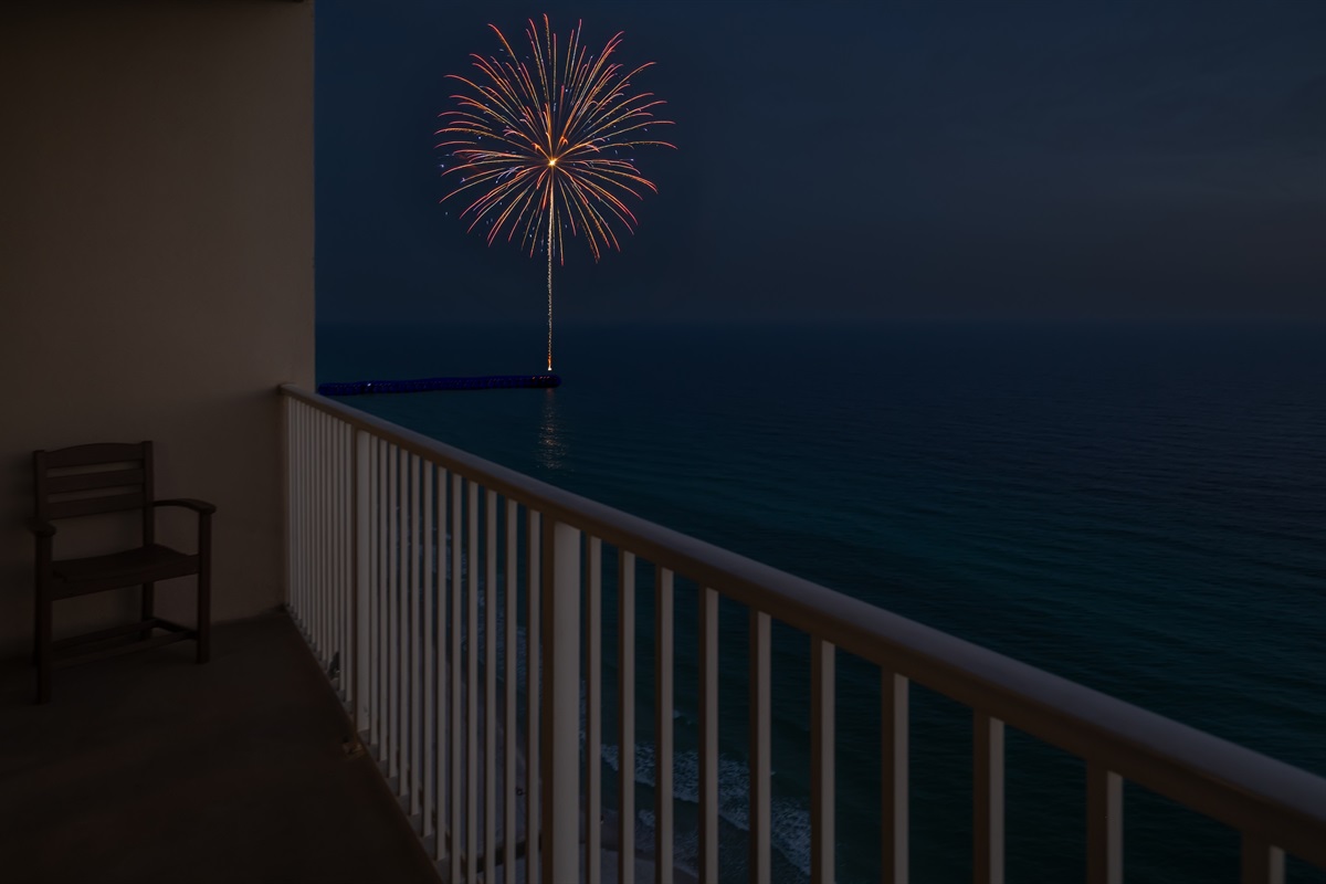 4th of July and air show views right from your private balcony