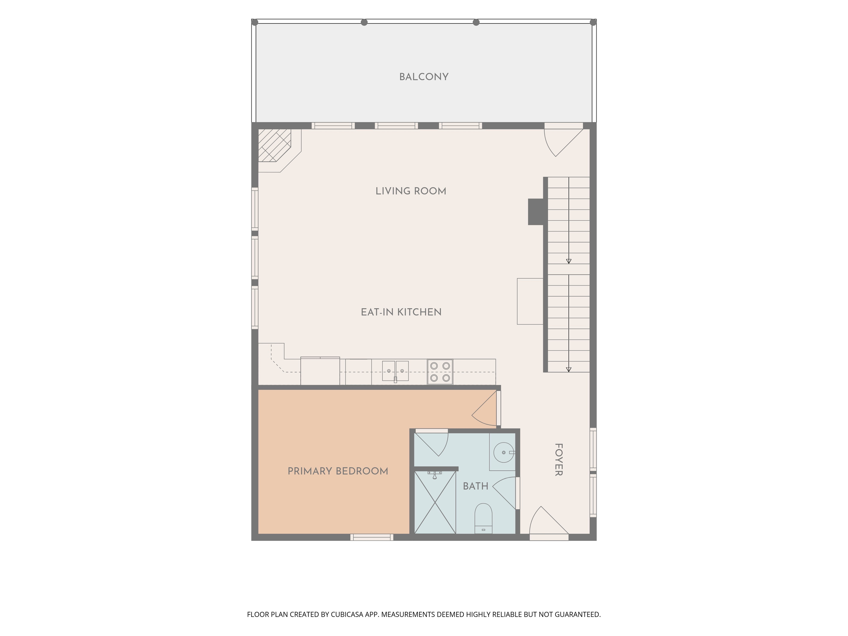 Take yourself on a little virtual walk through of our cabin starting with the main floor entrance.