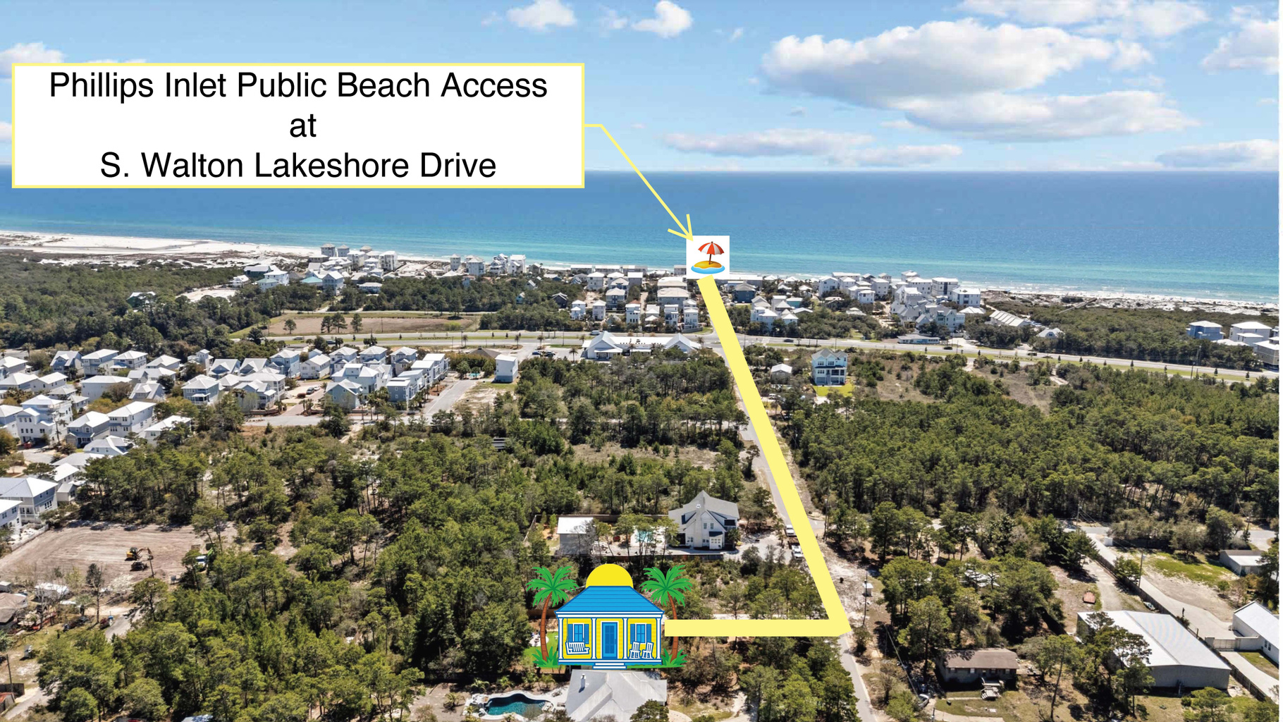 Easy Public Beach Access