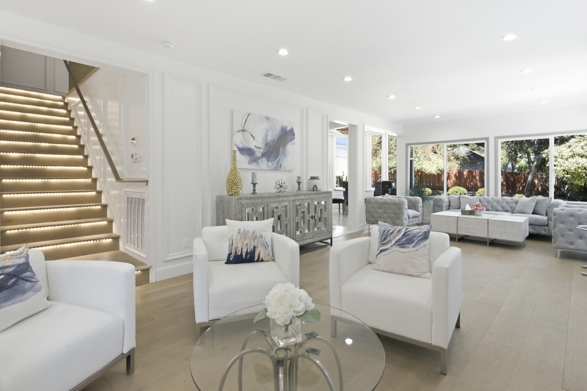 his stunning living room has it all.