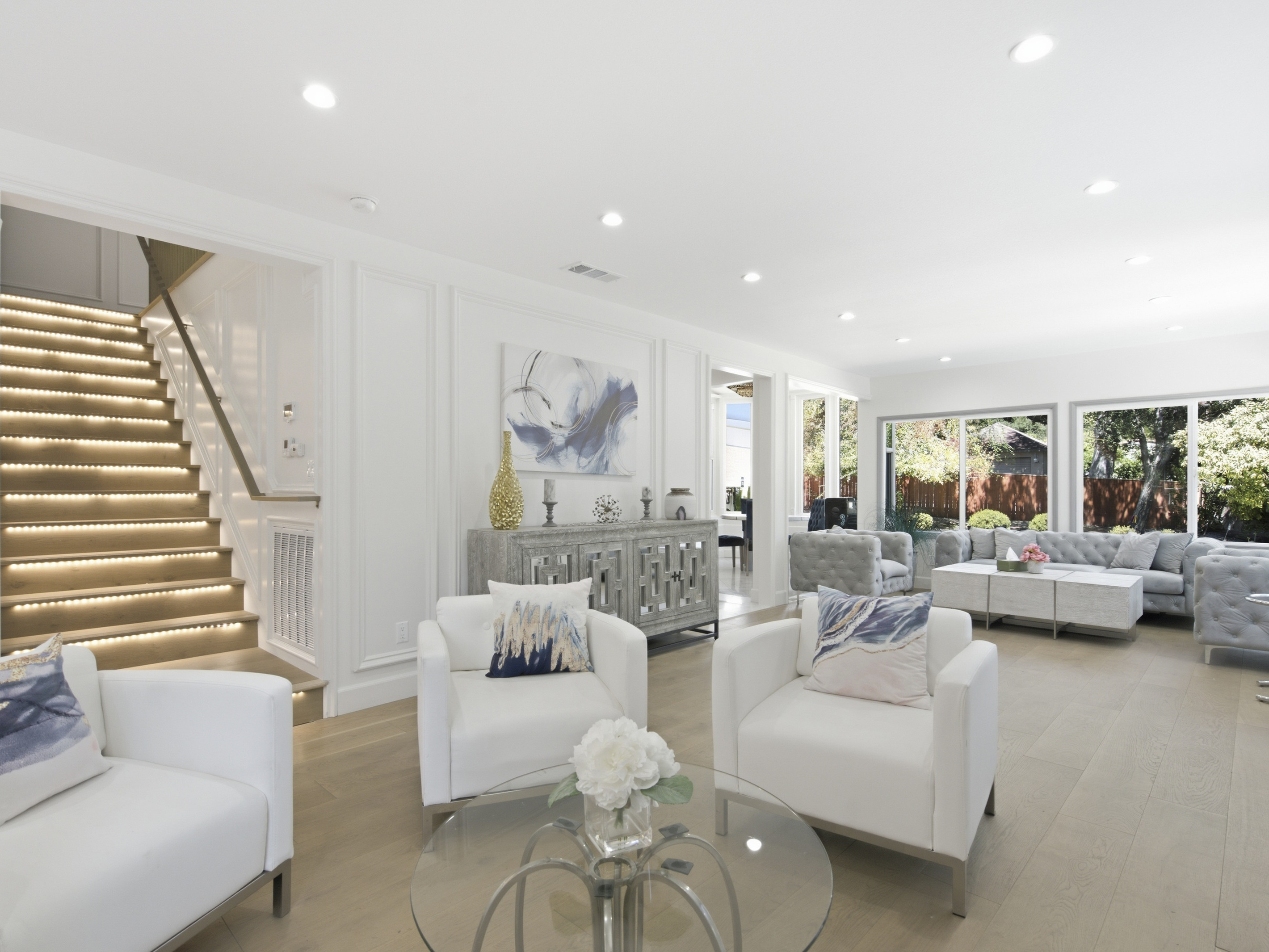 his stunning living room has it all.