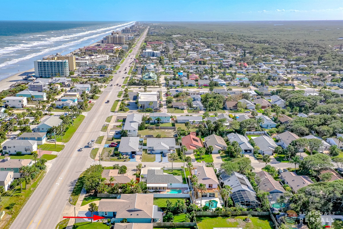 Aerial Looking South