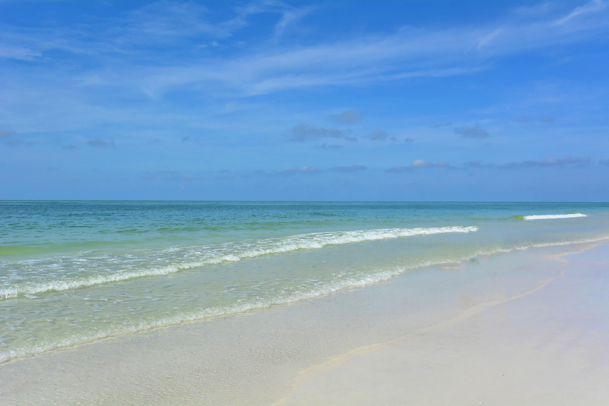 Morning walks on the sugar sand beach is pure bliss