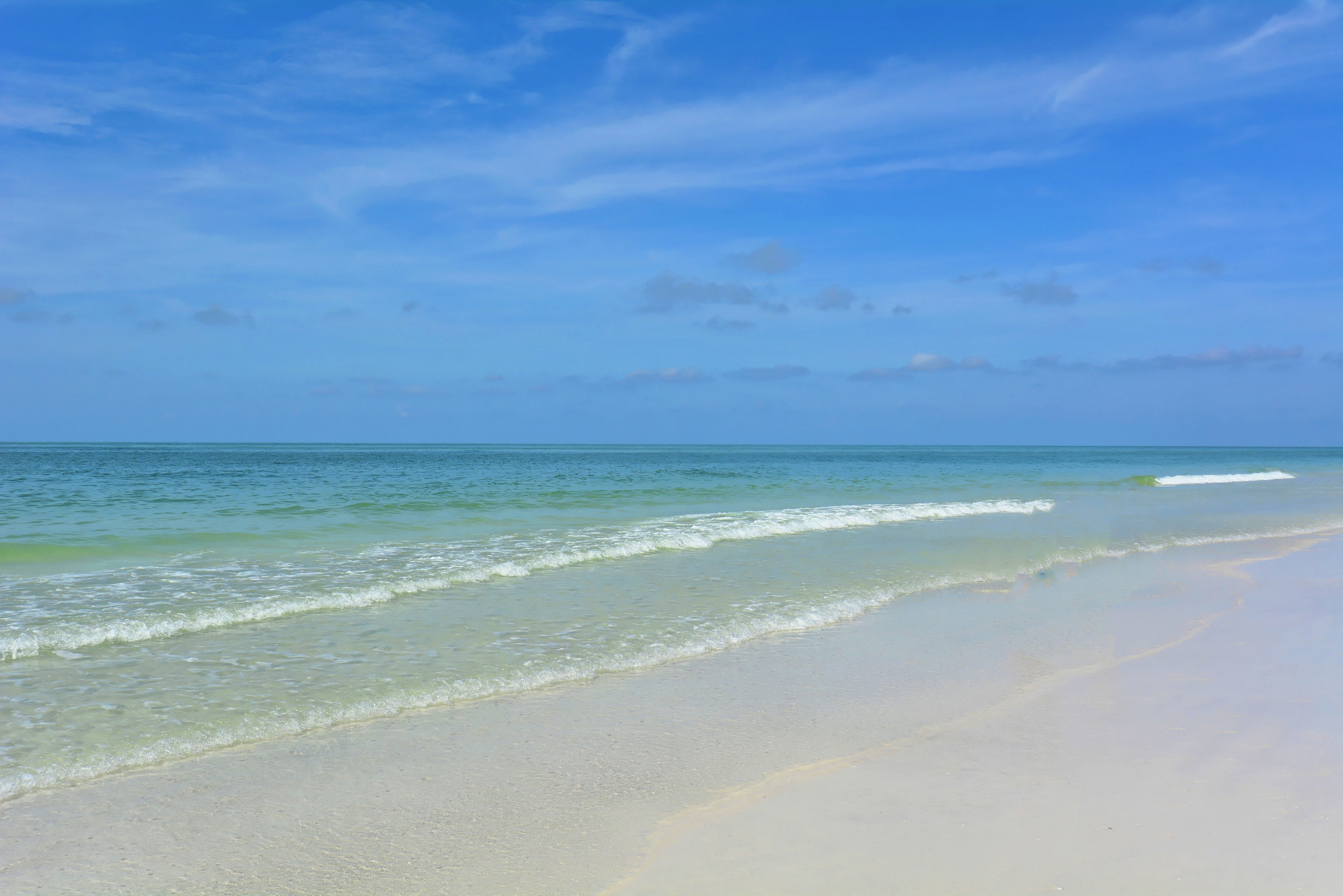 Morning walks on the sugar sand beach is pure bliss