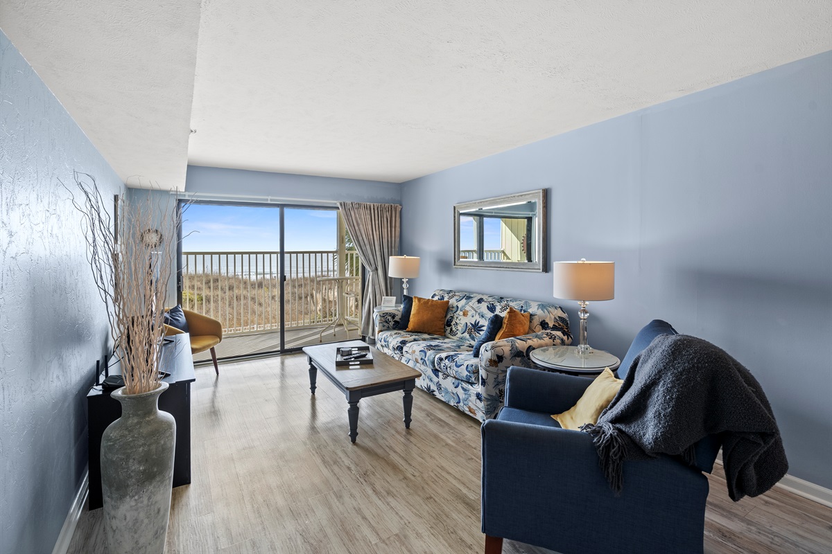 Oceanfront Living Room