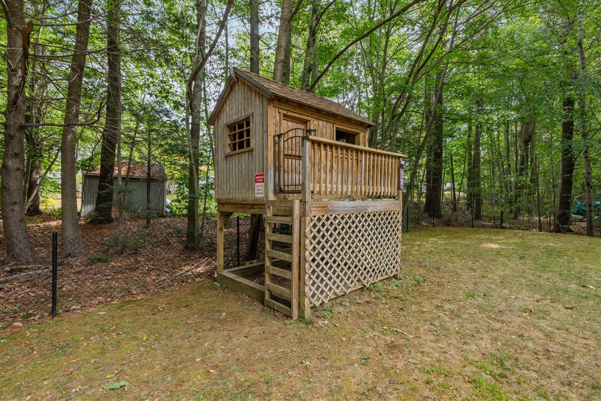 Tree house for the kiddos