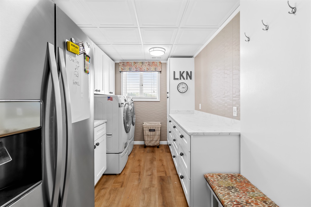 Need to do laundry during your stay? We supply the detergent and dryer sheets. 