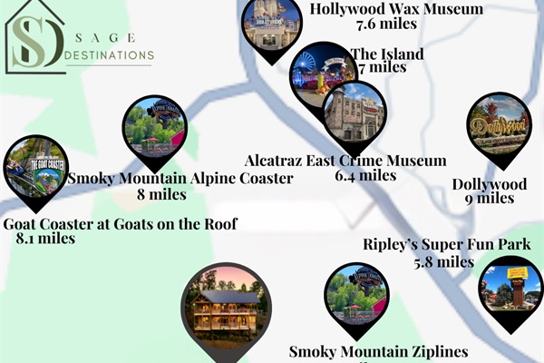 Attractions near Firefly at Thunder Mountain