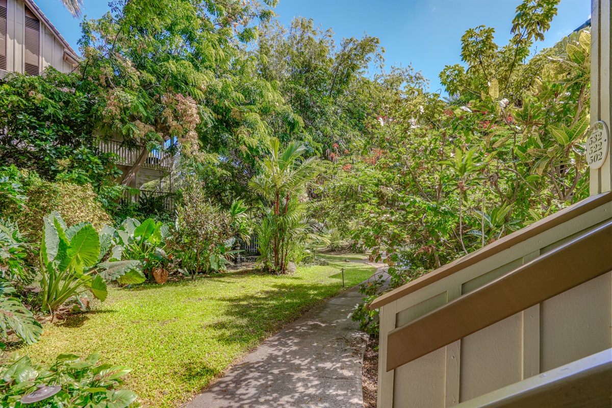 Entrance to condo