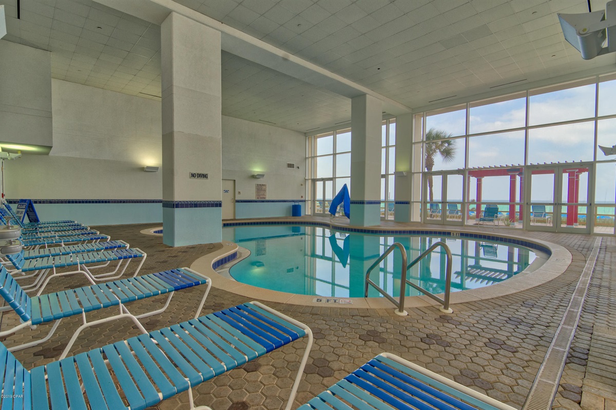 Indoor Heated Pool at Tower 2