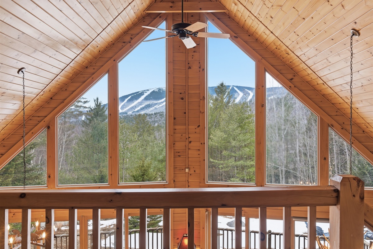 Take in the beauty of Maine’s mountains right from the property.
