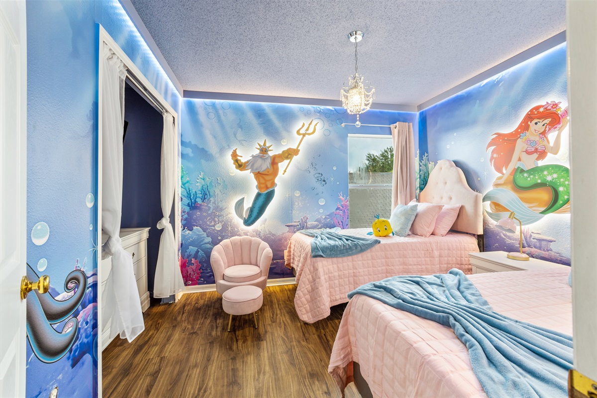Bedroom 2 Little Mermaid Inspired Room
