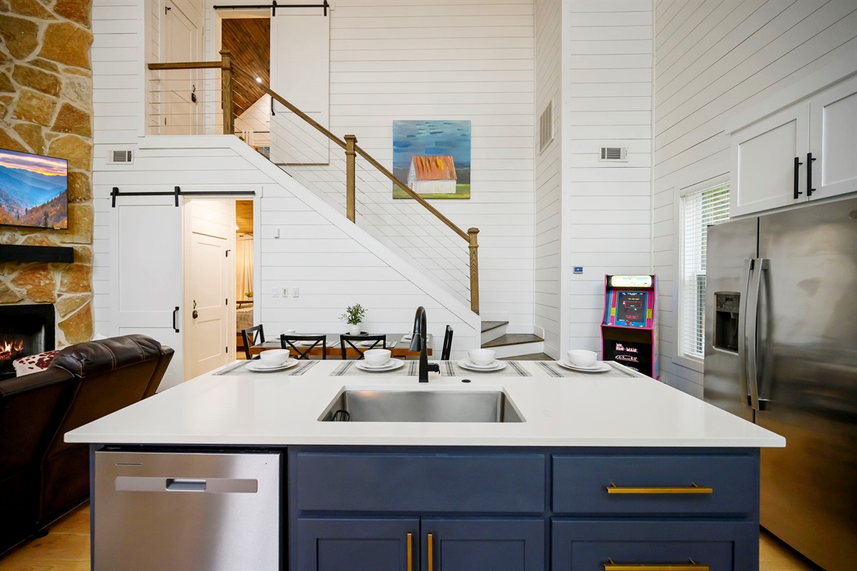 Chef&rsquo;s kitchen with oversized island &mdash; designed for effortless entertaining. ✨