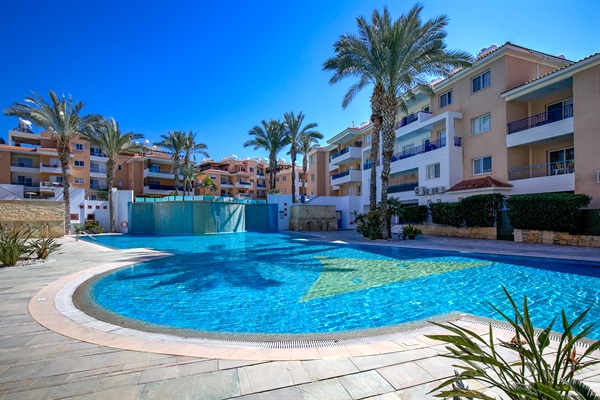 View from the bottom pool