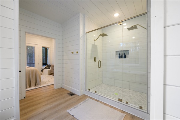 Start and end your day in a beautifully designed space that feels like a private spa.