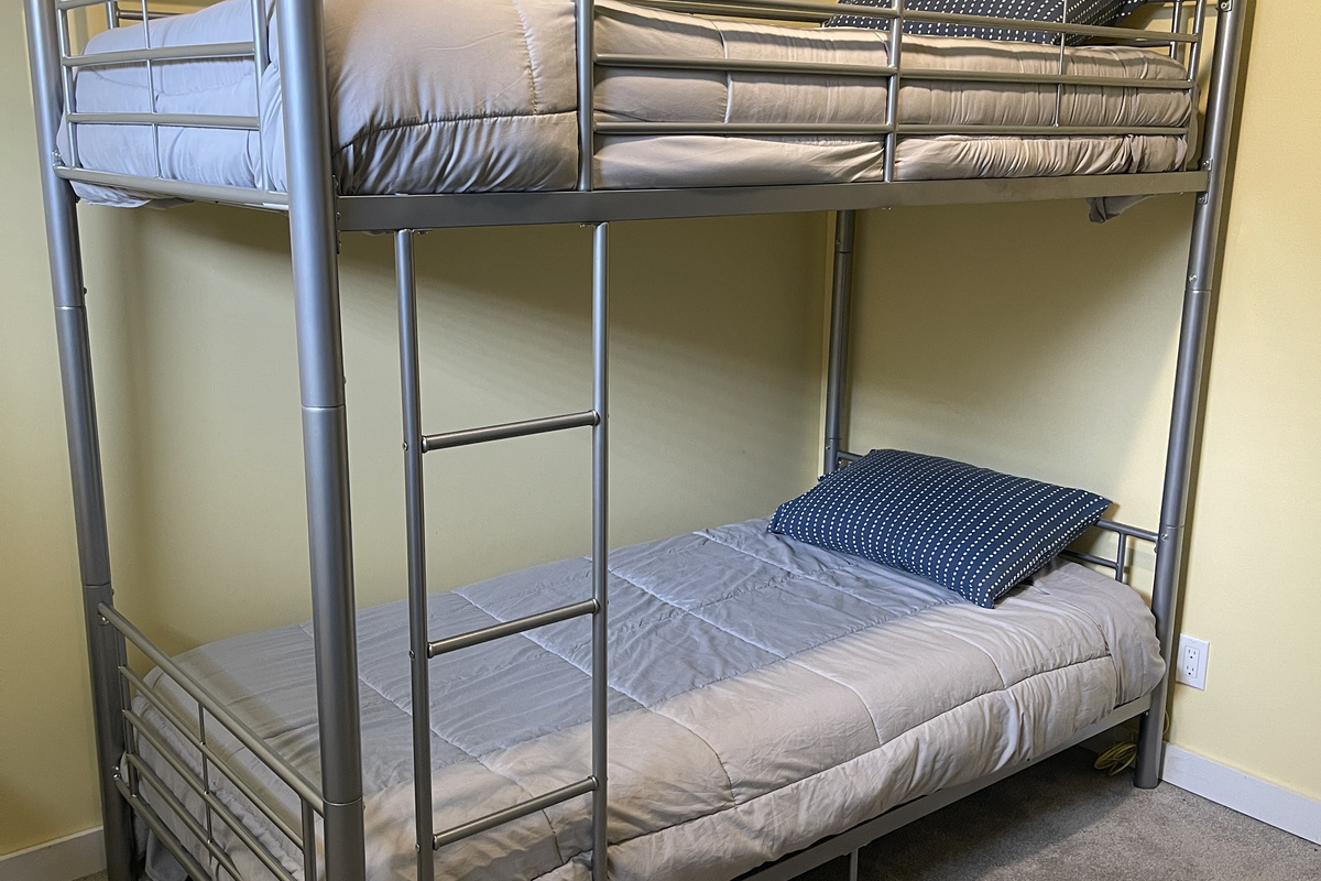 Bunkbeds in the separate Bunkhouse