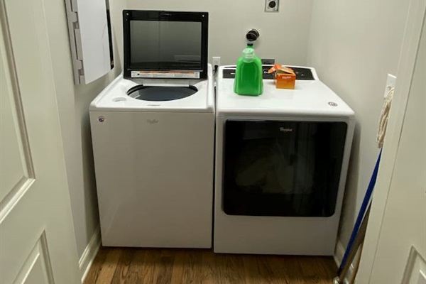 Main level laundry room.