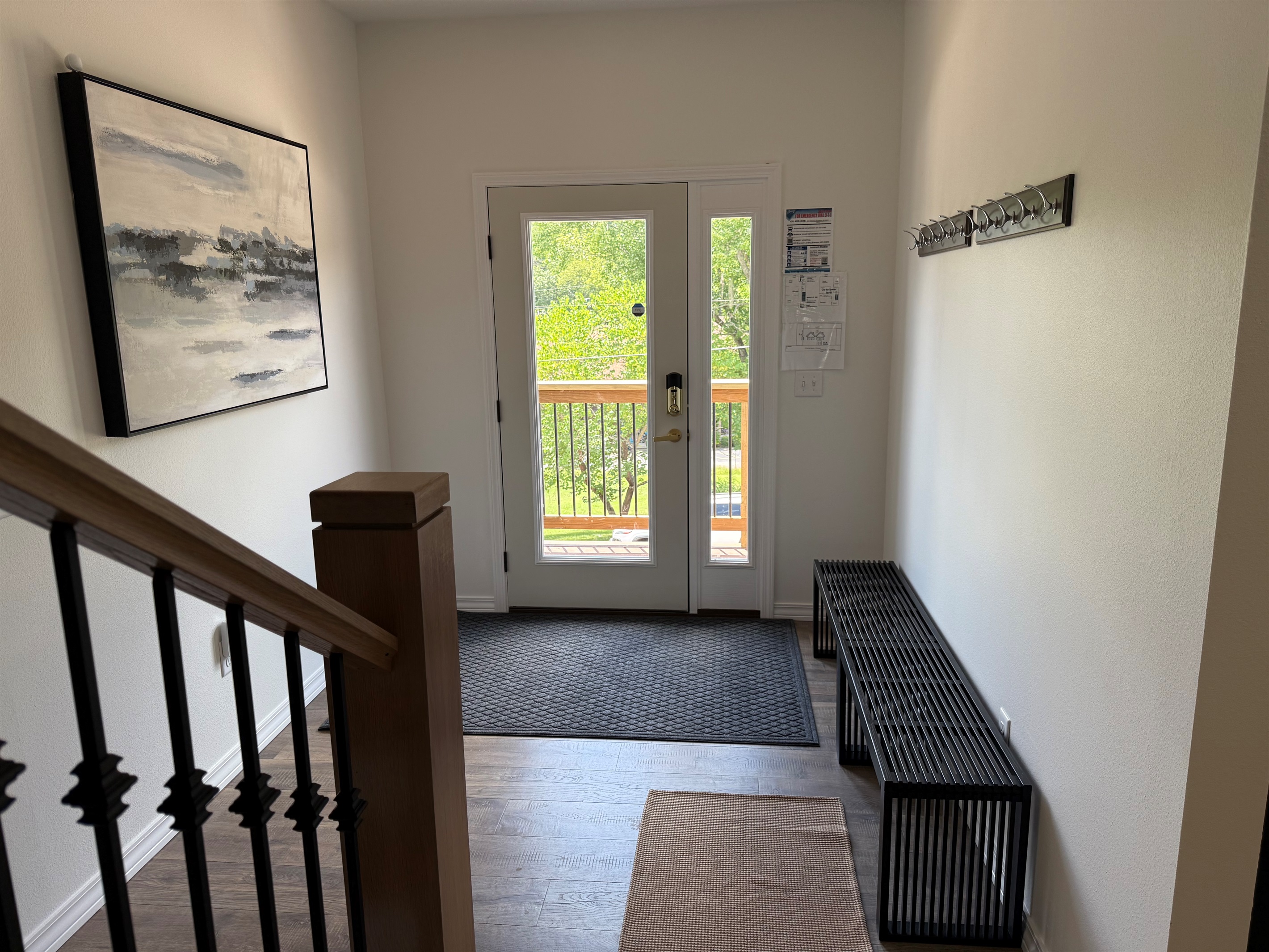 Front entry door