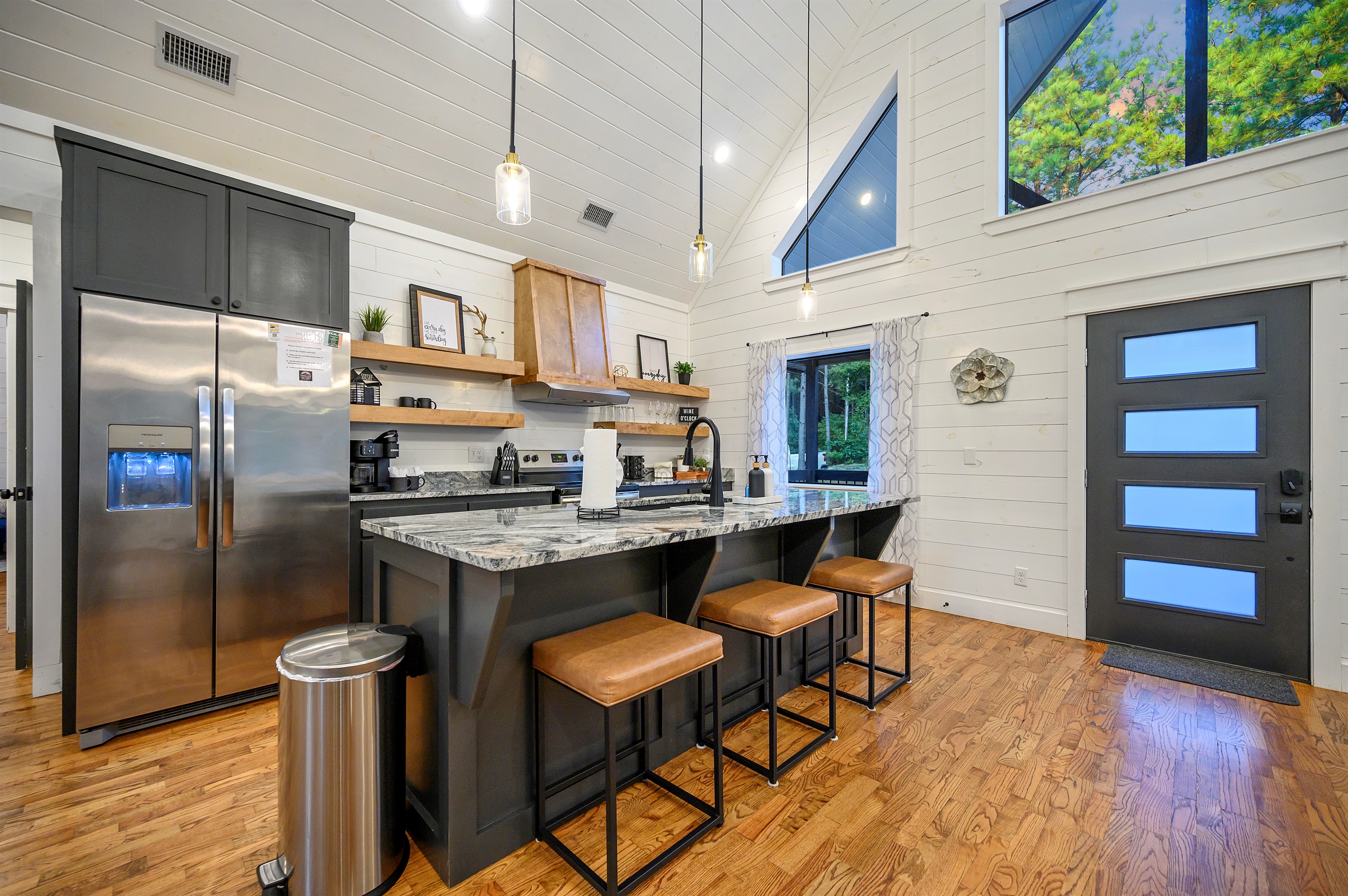 Another angle of your bar stools. This view faces your front door.