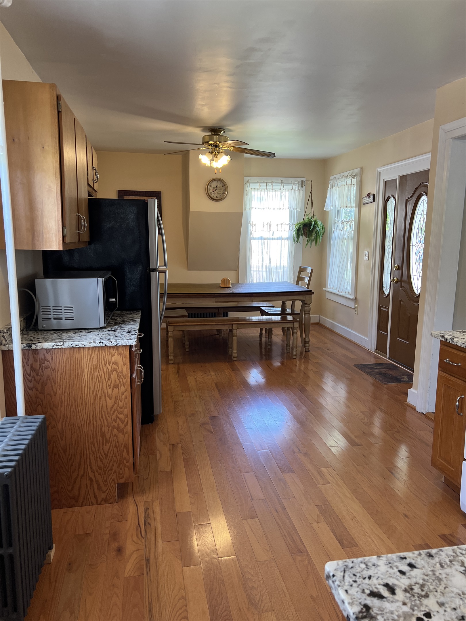 Kitchen and dining area