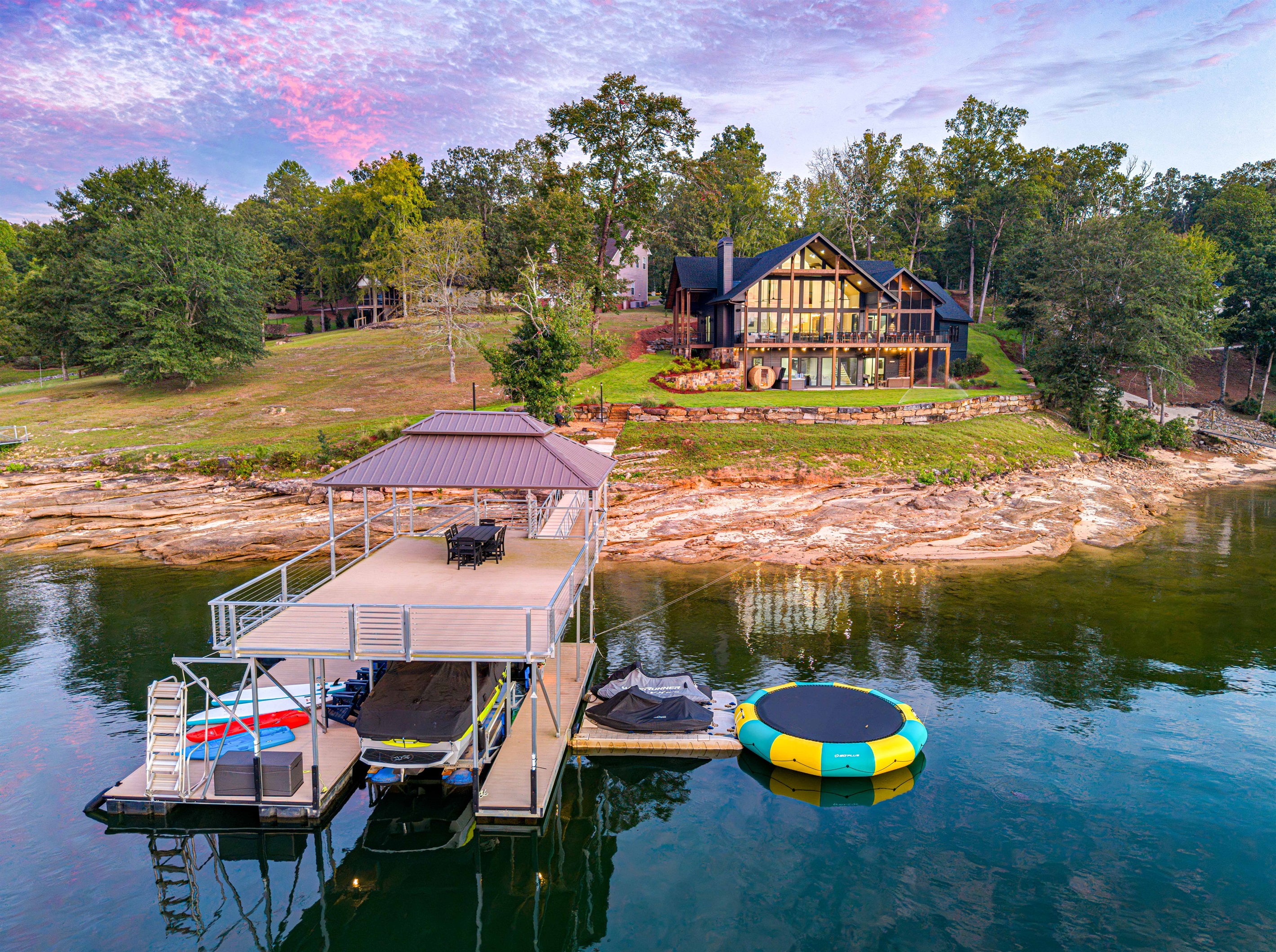 Endless lake fun, all steps from the shore.
