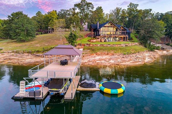 Endless lake fun, all steps from the shore.