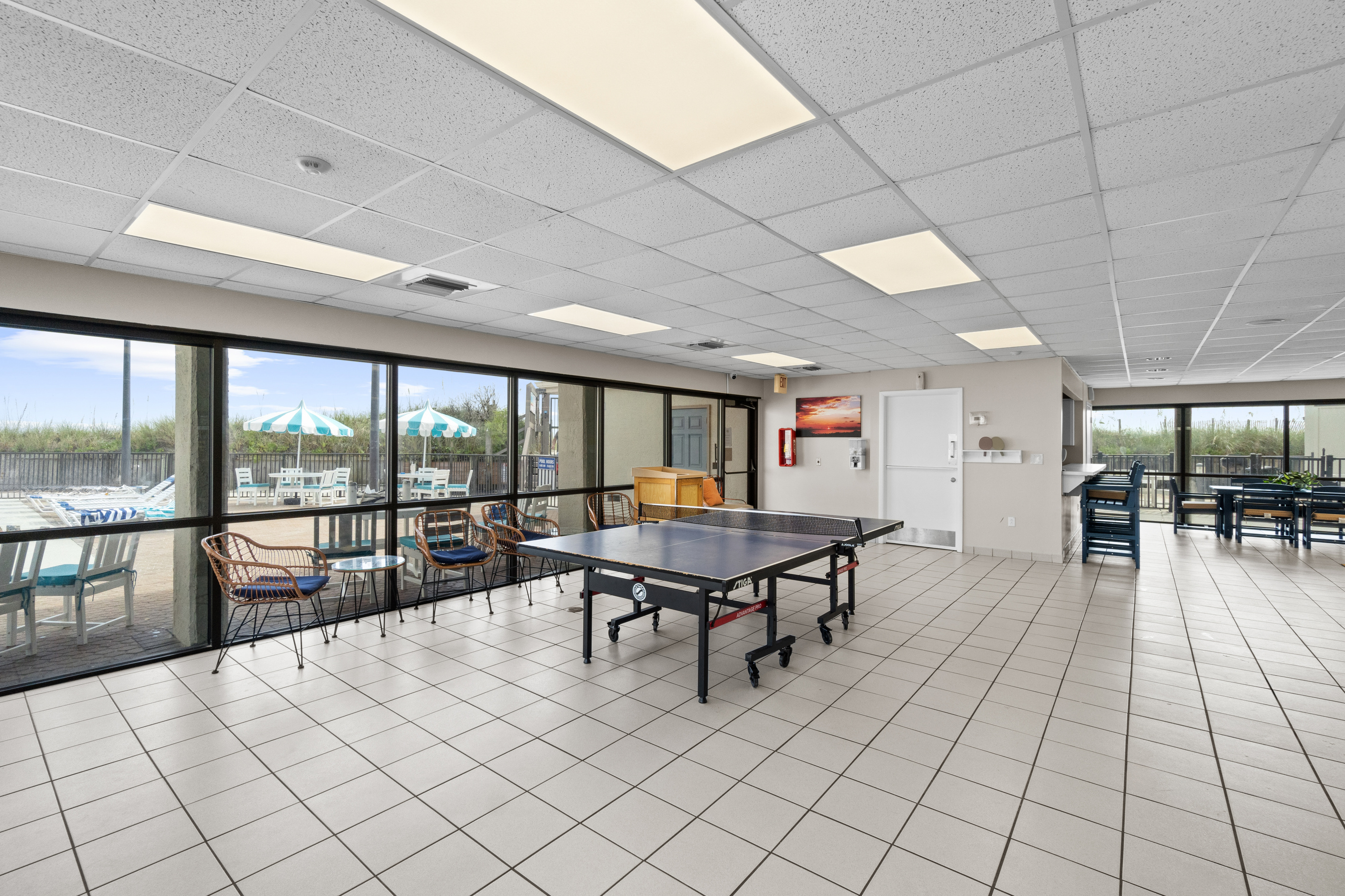 Ping Pong Table in Clubhouse