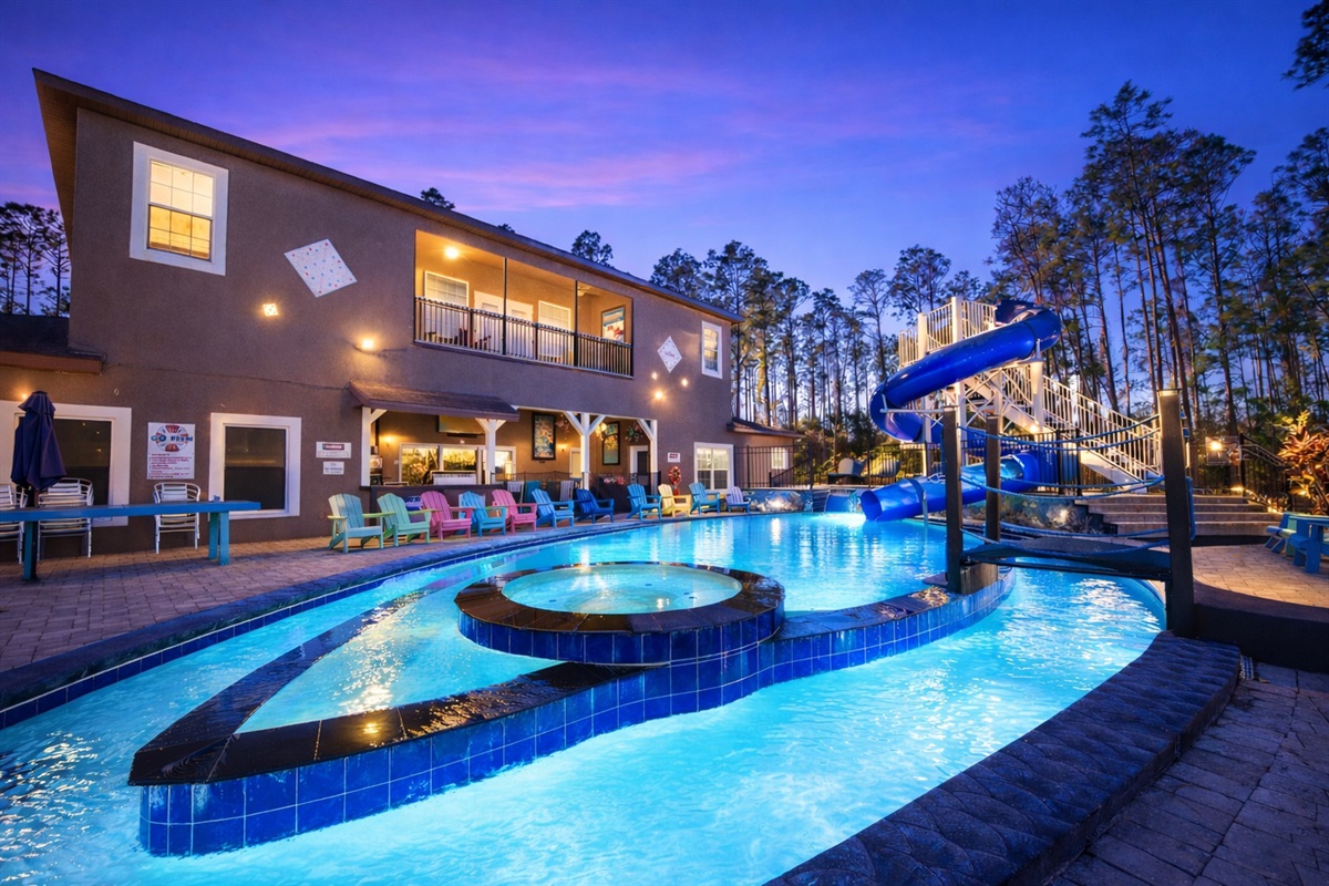 Your family will float along 40,000 gallons of warm, resort-style laziness. This is where memories happen