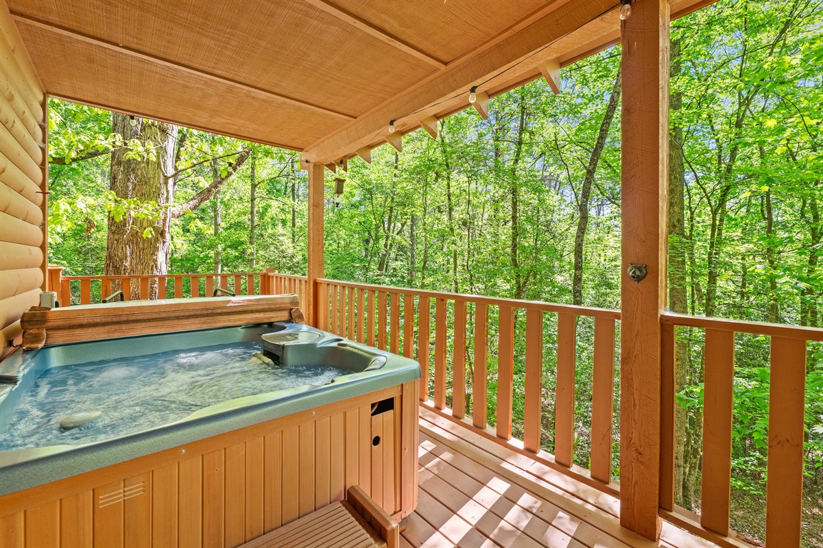 Enjoy Nature in your Hot Tub Overlooking the Natural Landscapes