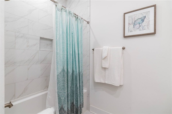 Guest bathroom shower
