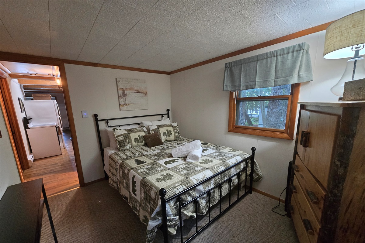 Queen bed in bedroom 2