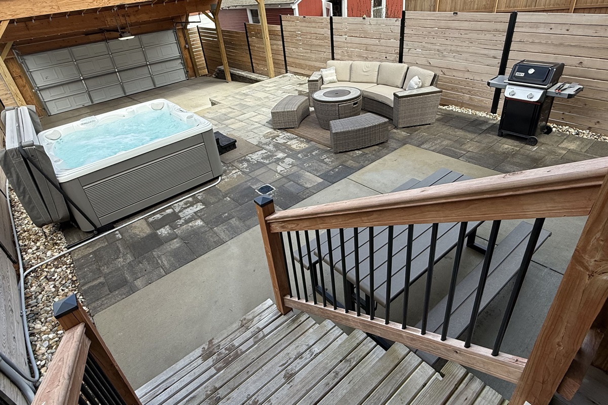 Step directly from your private covered parking into your own outdoor oasis. This secure, off-street spot keeps your vehicle protected and makes unloading a breeze.