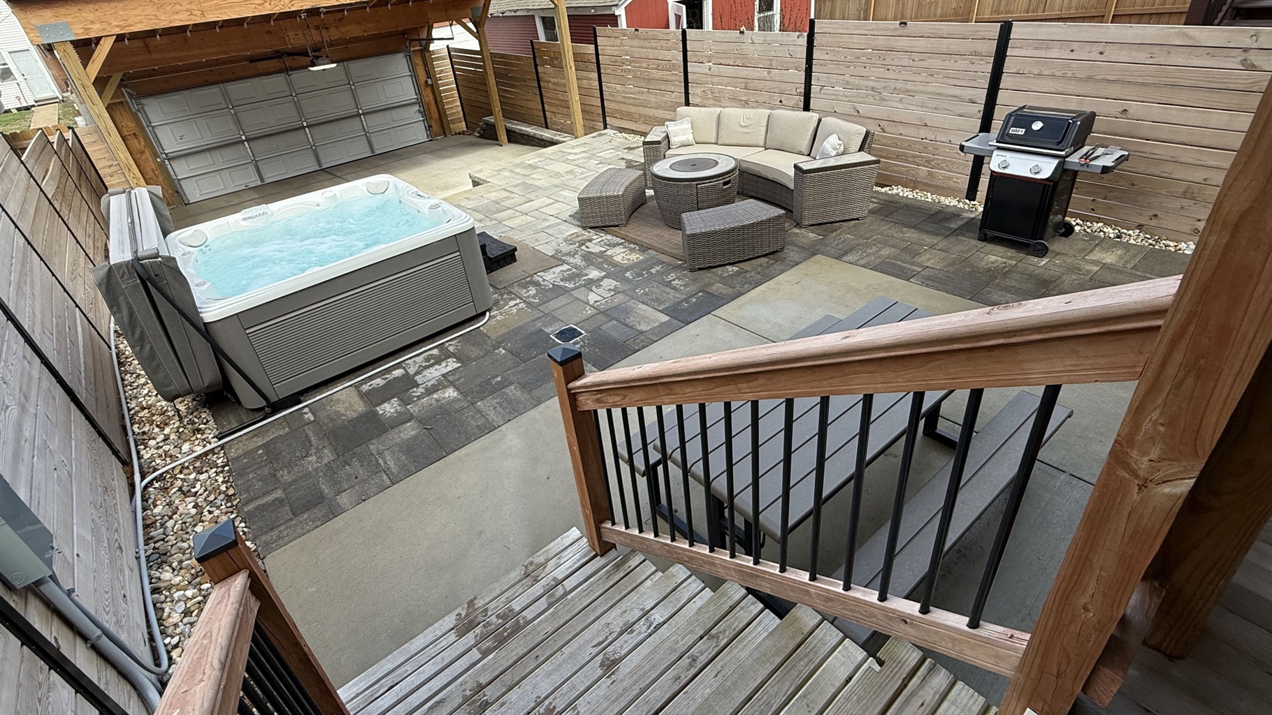 Step directly from your private covered parking into your own outdoor oasis. This secure, off-street spot keeps your vehicle protected and makes unloading a breeze.