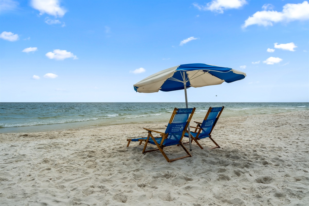 Rental Chairs/Umbrella