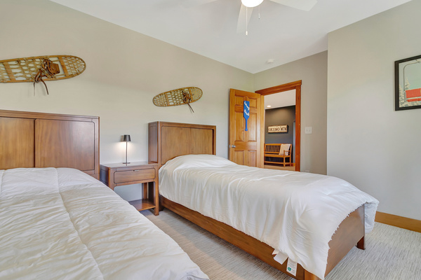 Two twin beds